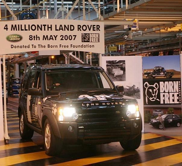 Land Rover feiert vier Millionen produzierte Fahrzeuge. Foto: Auto-Reporter